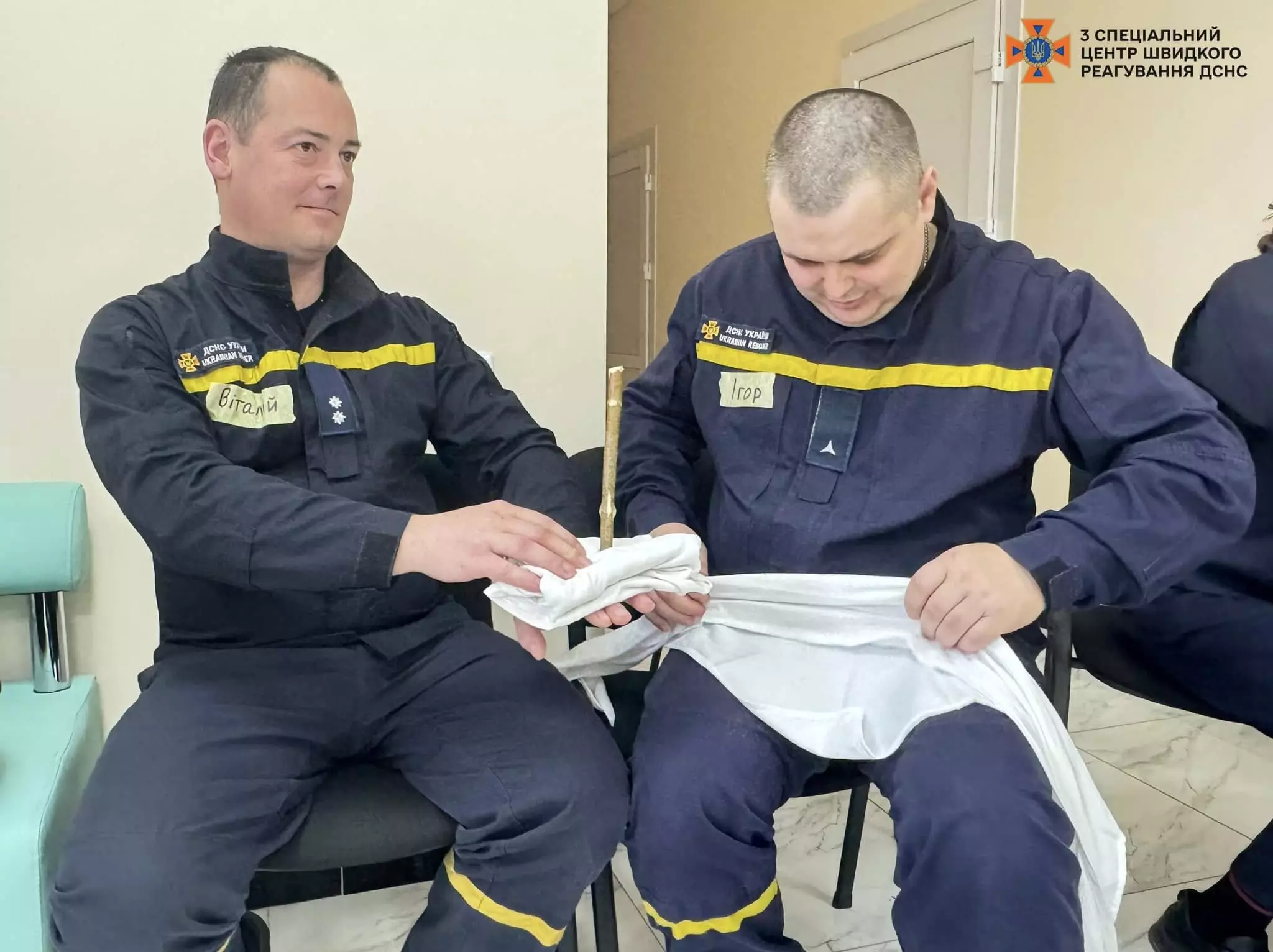 Рятувальники навчалися різним способам зупинки кровотеч