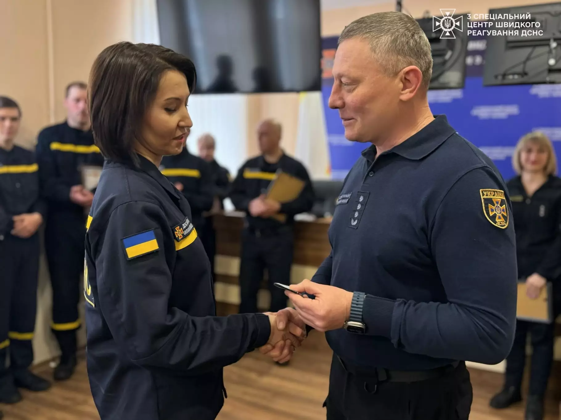 Рятувальники отримали спеціальні звання служби цивільного захисту
