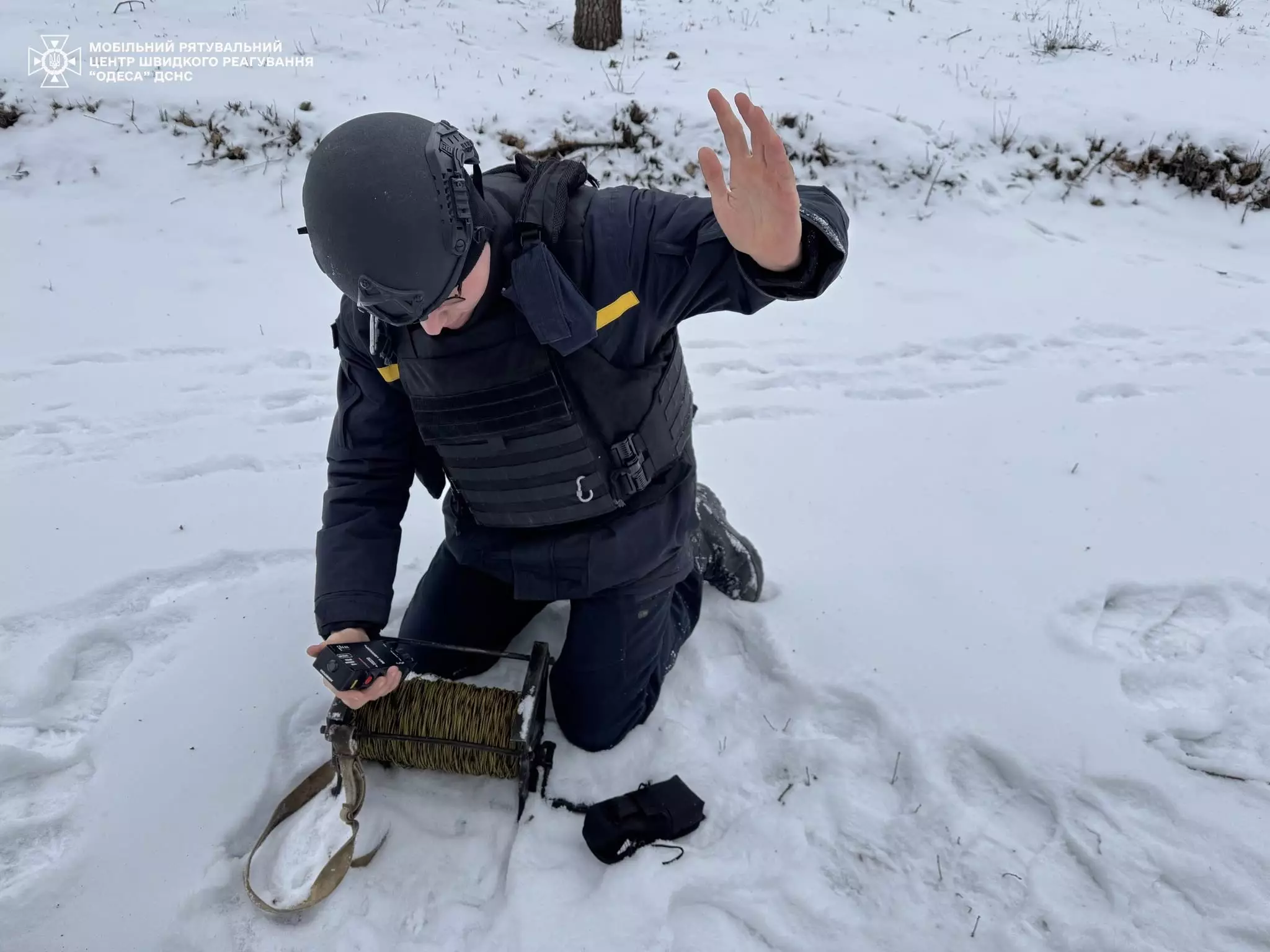 Заняття з підривання льоду