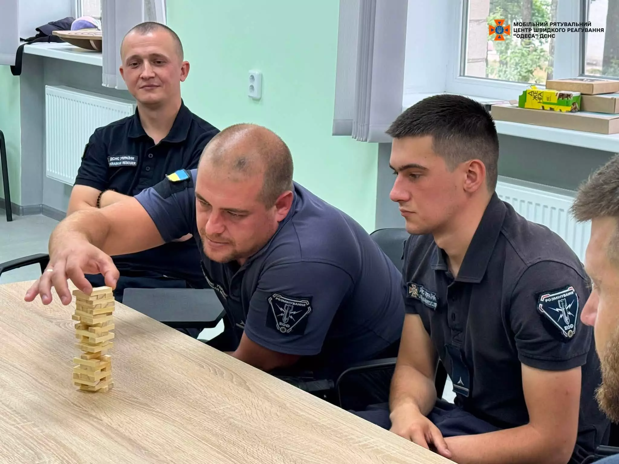 Психологиня провела практичне заняття для саперів із використанням нейропсихологічних та сенсомоторних вправ
