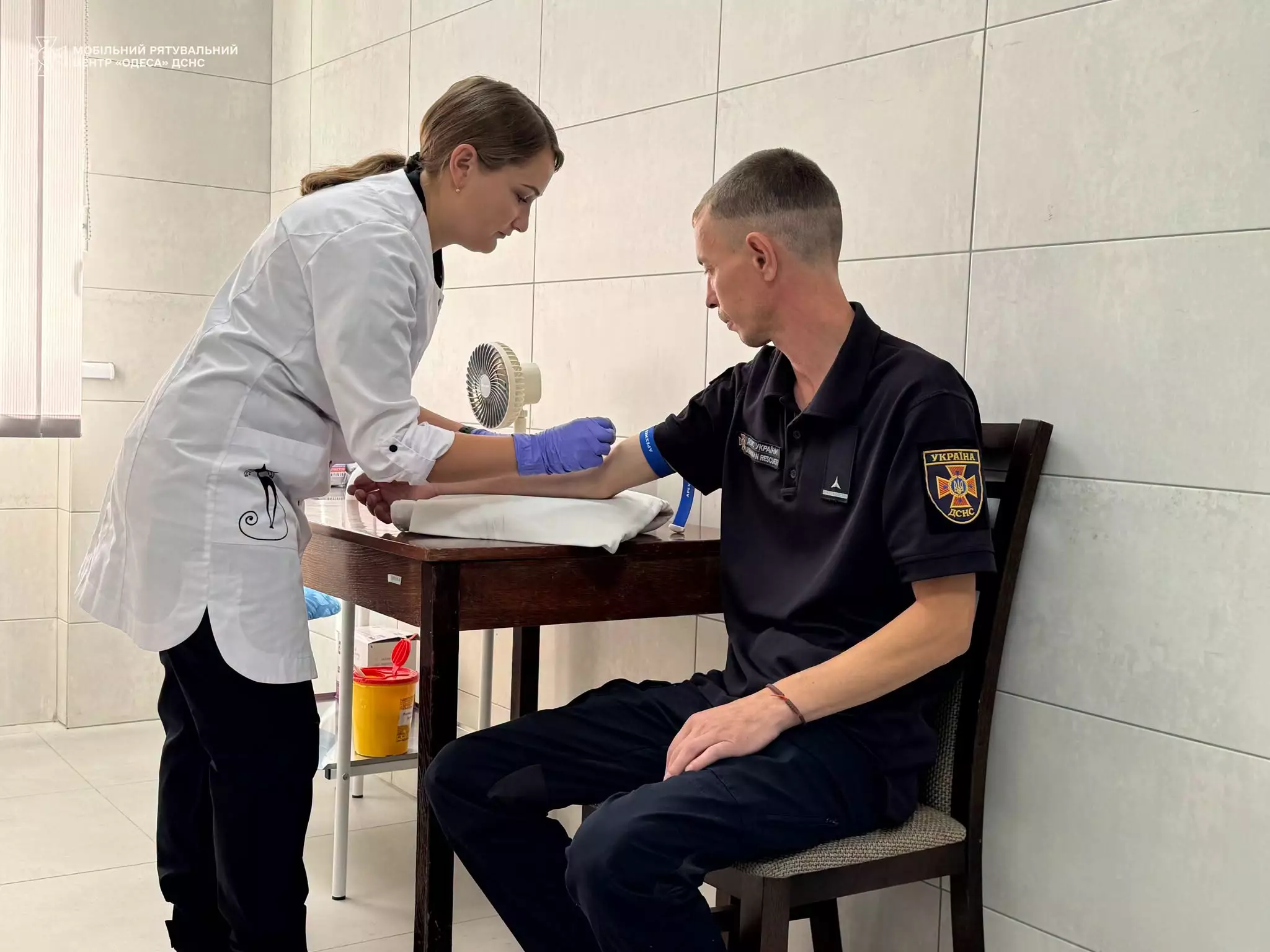 Медики центру щодня забезпечуюють медичний супровід діяльності центру
