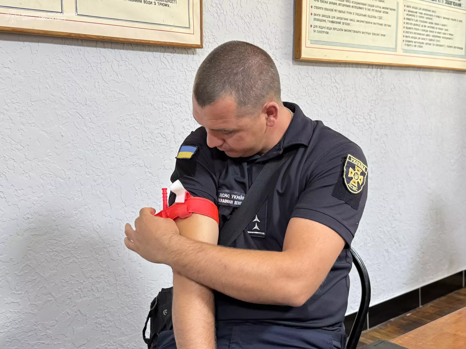 Водії центру пройшли заняття з домедичної підготовки