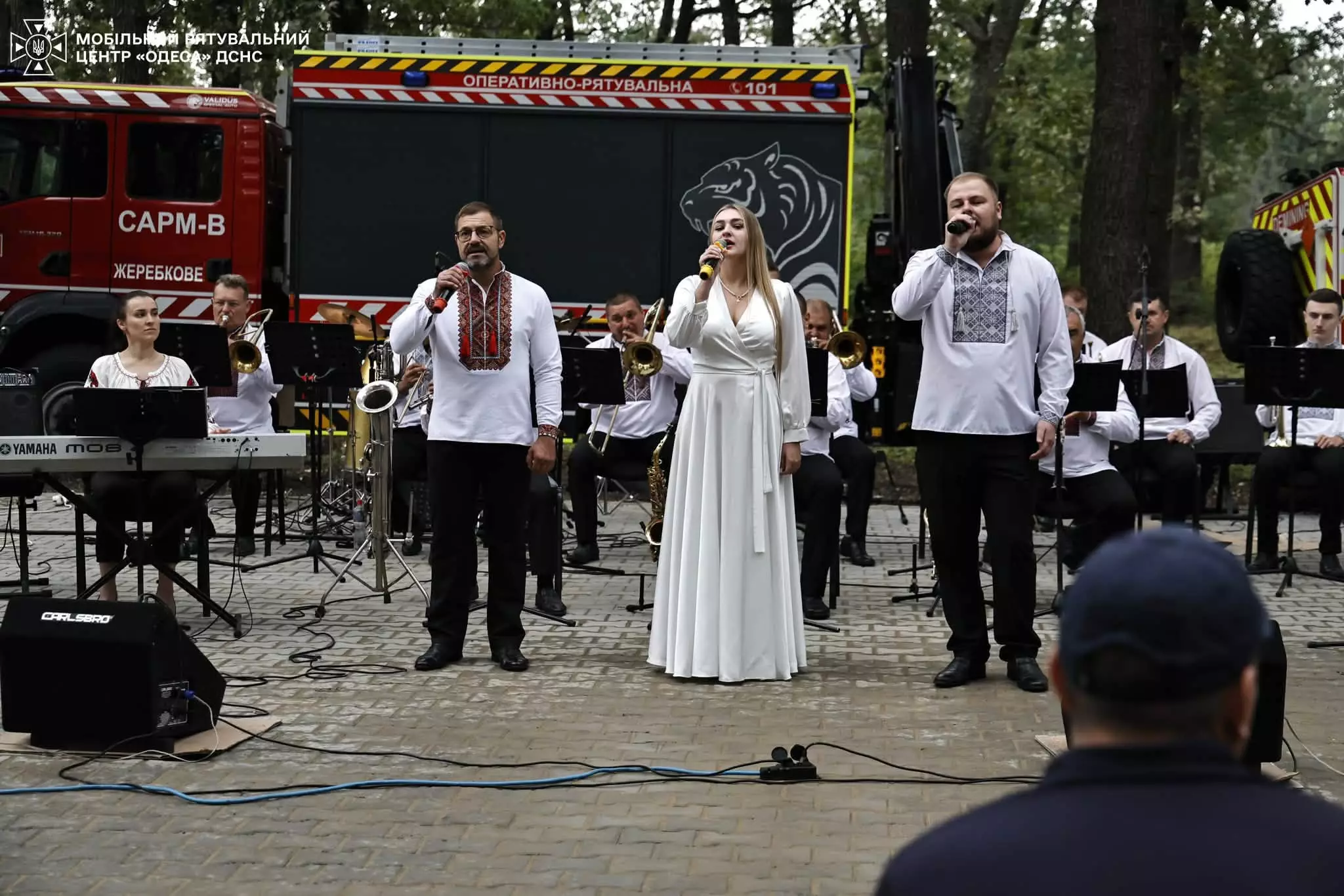 До Мобільного рятувального центру швидкого реагування «Одеса» завітав творчий колектив Мобільного рятувального центру швидкого реагування «Суми».